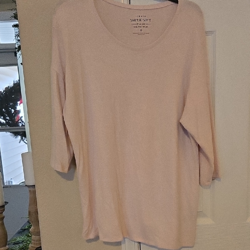 Torrid Blush Pink Tunic Top